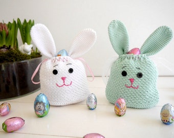 Crochet Pattern - Cute Bunny Bag - No.160E