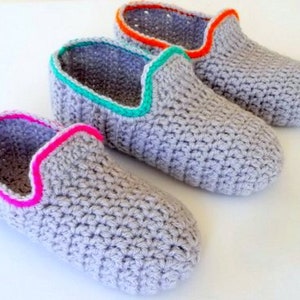 Häkelanleitung - Hausschuhe häkeln - Loafers für Erwachsene - No.78