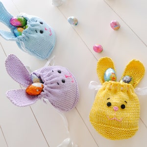 Knitting Pattern Bunny Bag No.159E image 3