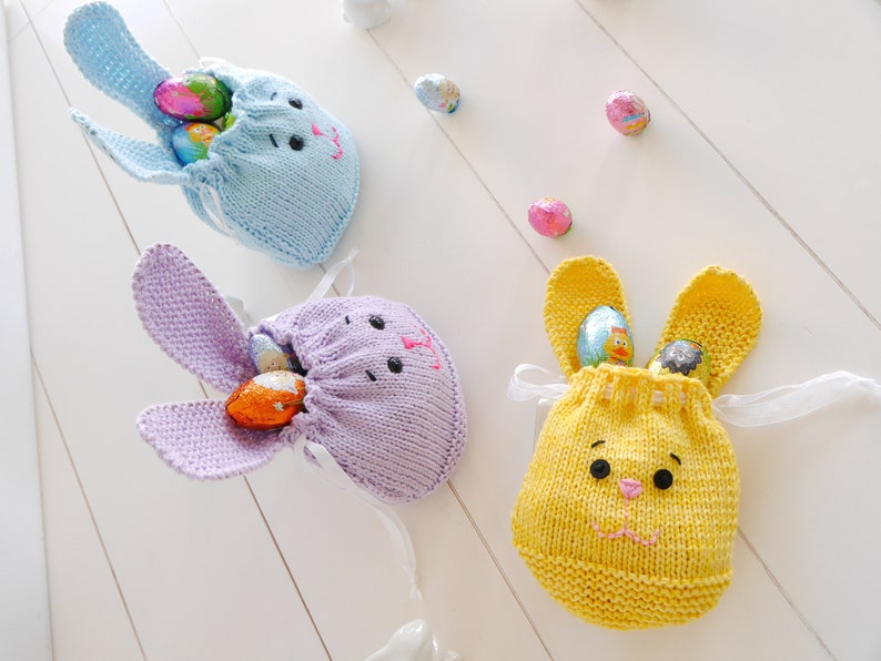 Knitting Pattern Bunny Bag No.159E image 3