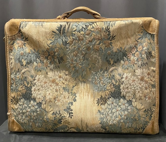 FRENCH LUGGAGE COMPANY Vintage Suede Tapestry Sui… - image 10