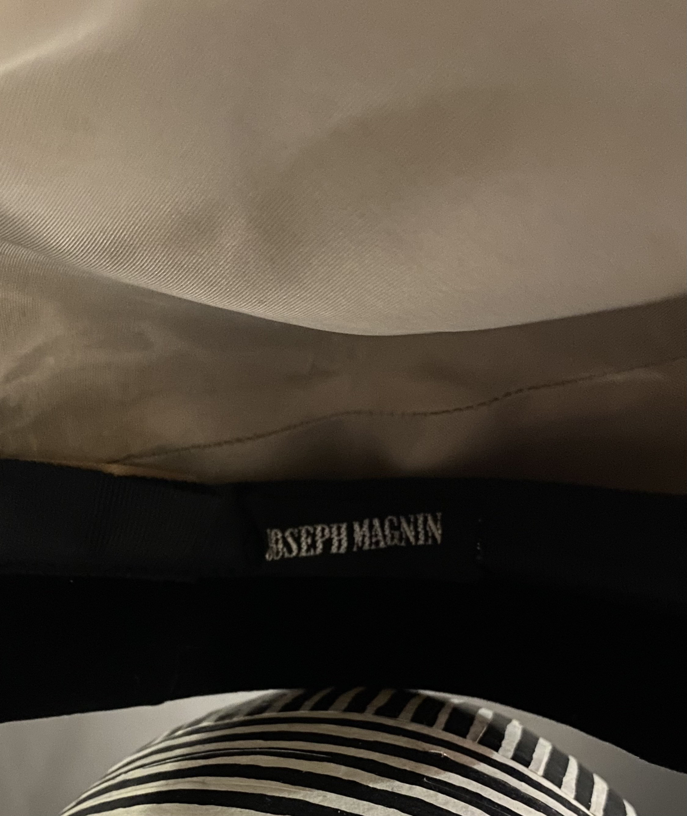 JOSEPH MAGNIN Vintage Pillbox Velvet and Fox Fur Hat - Etsy display picture 1