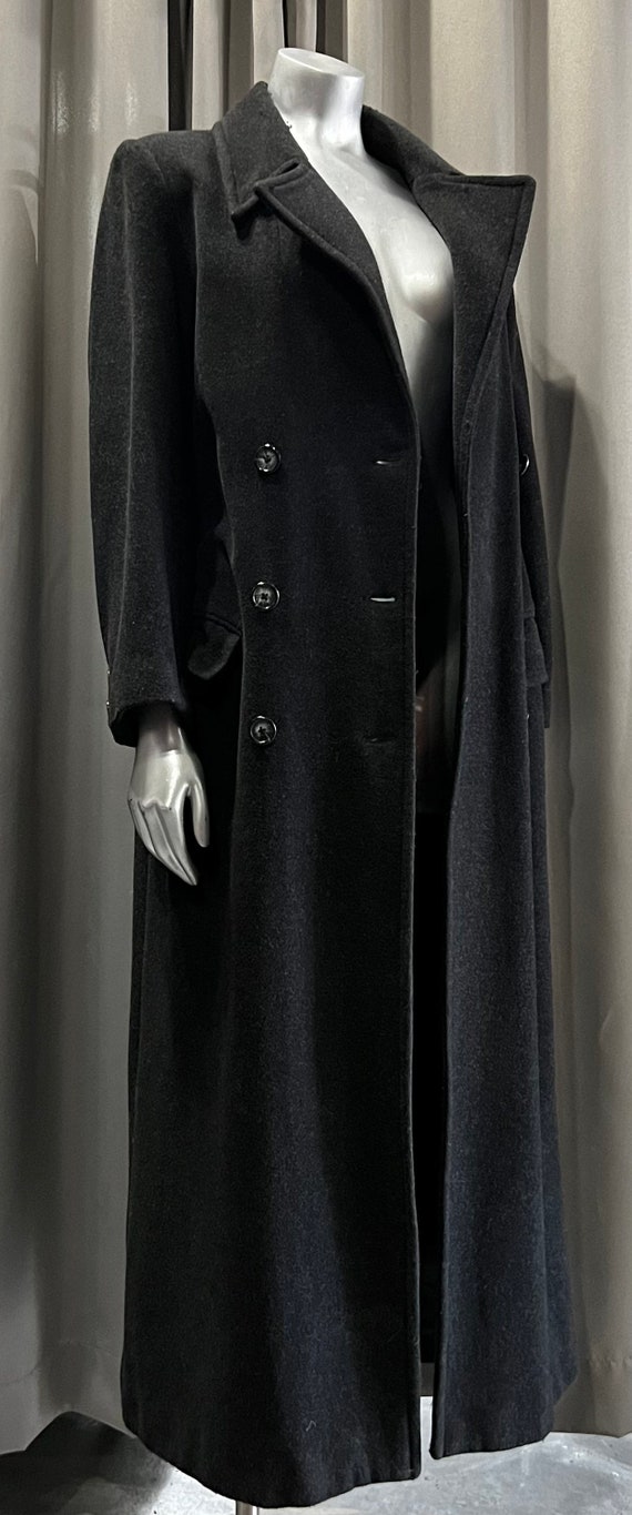 ZARA Vintage Grey Wool Cashmere Full Length Double