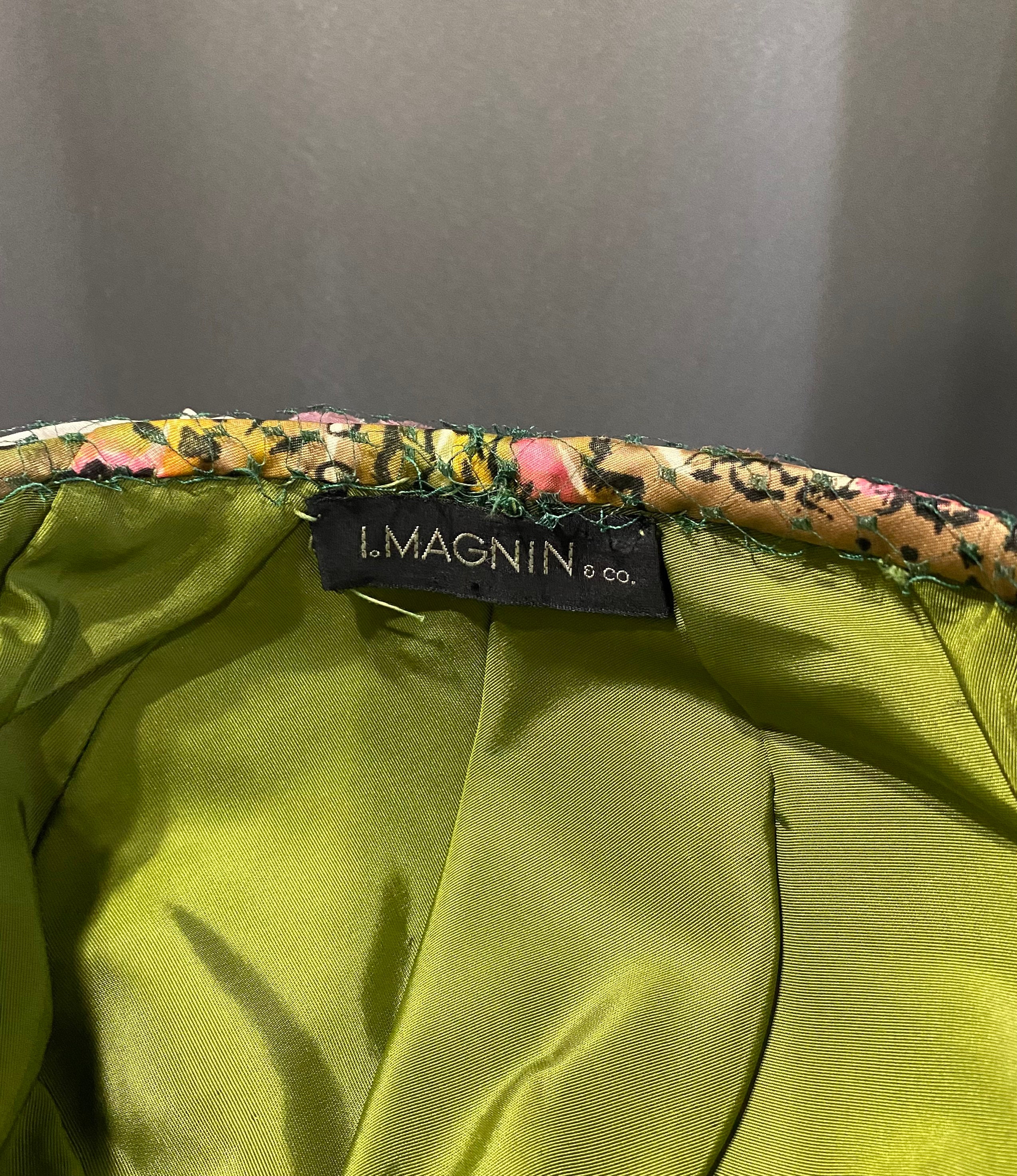 I. Magnin‎ Vintage Floral Net Spring Pillbox Hat Multicolor Women One Size Pillbox Multi-Color Net Vintage Hats for Women for sale | eBay main image 2