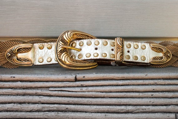 Vintage Gold Woven Braided Belt Vintage | Accessories | Vintage Gold Woven Braided Belt  main image 2