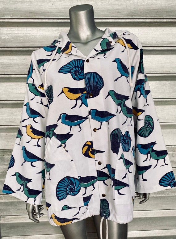 MICHIGAN RAG CO Vintage Hooded Seagull Seashell Ca