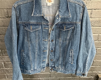 HARD ROCK Handmade Vintage Denim Reworked Jean Jacket