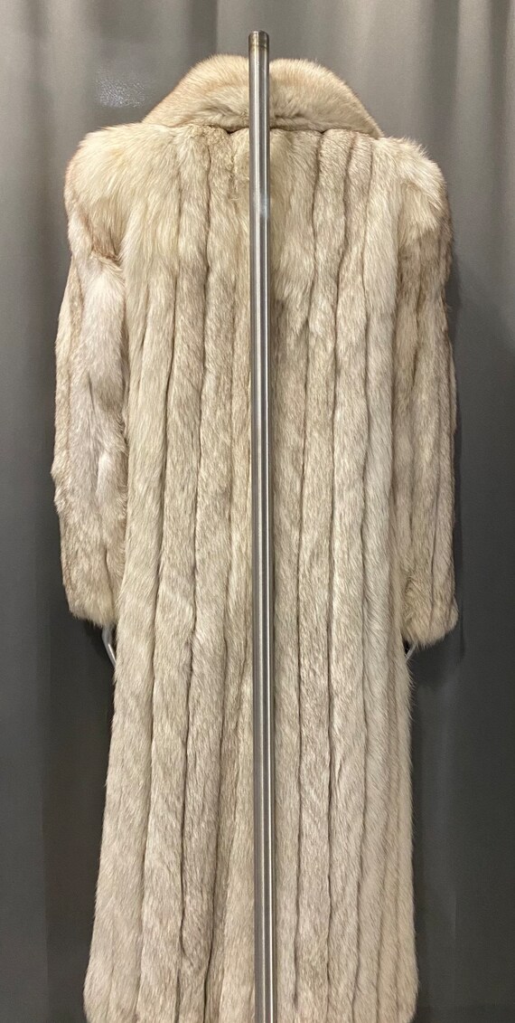 MAISON BIANCHE Vintage Luxury Silver Fox Fur Coat - image 5