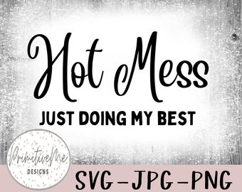 Ich tue mein Bestes - SVG PNG JPG Digital Download