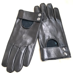 Men&#39;s leather gloves for driving/ leather gloves/ mens gloves/ lambskin italian leather/elegant gloves for men/ New style