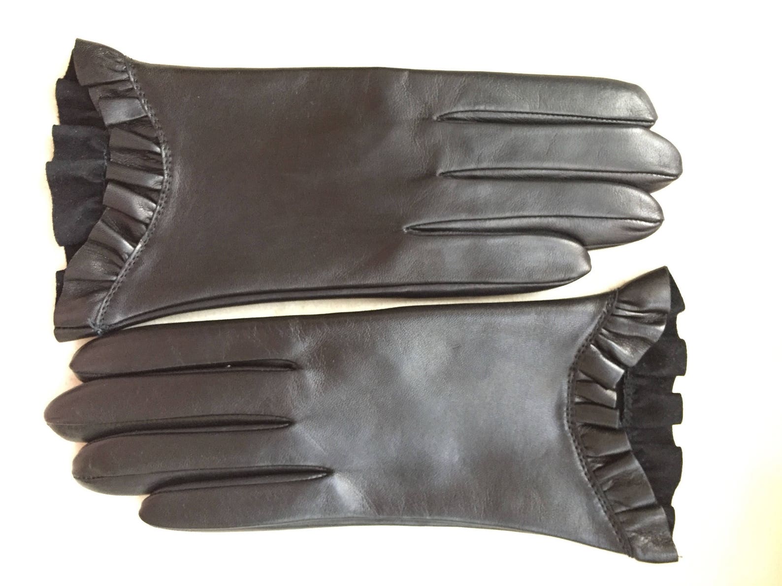 Black Leather Gloves for Drivinggloves for Etsy