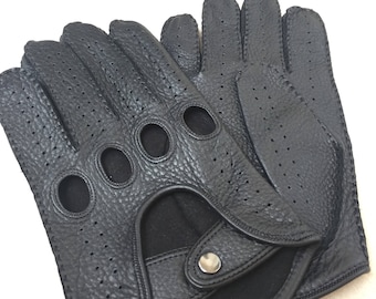 Hombre Piel de Ante Guantes de Cuero Invierno Guantes Hombre XL