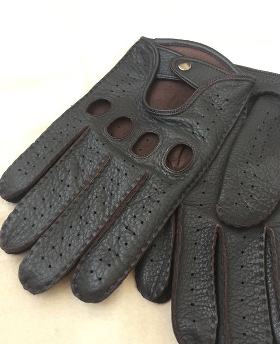 Deerskin Leather Driving Gloves: Soft Chrome-tanned Car Gloves - Etsy