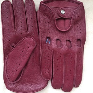 Deerskin Lambsfur Lined Black - Uncle Otis Deerskin Lambsfur Lined Black - Uncle Otis