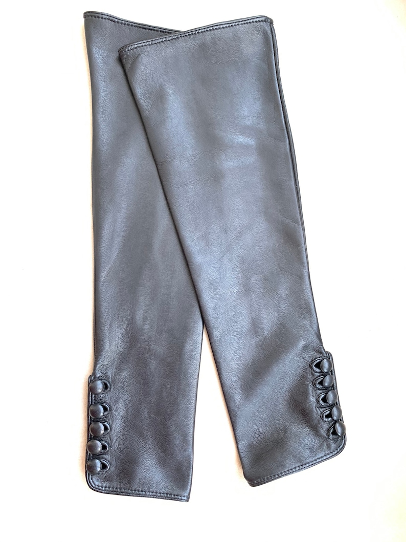 Long Leather Arm Warmers/ Super Soft Leather/ Opera Long Arm Etsy