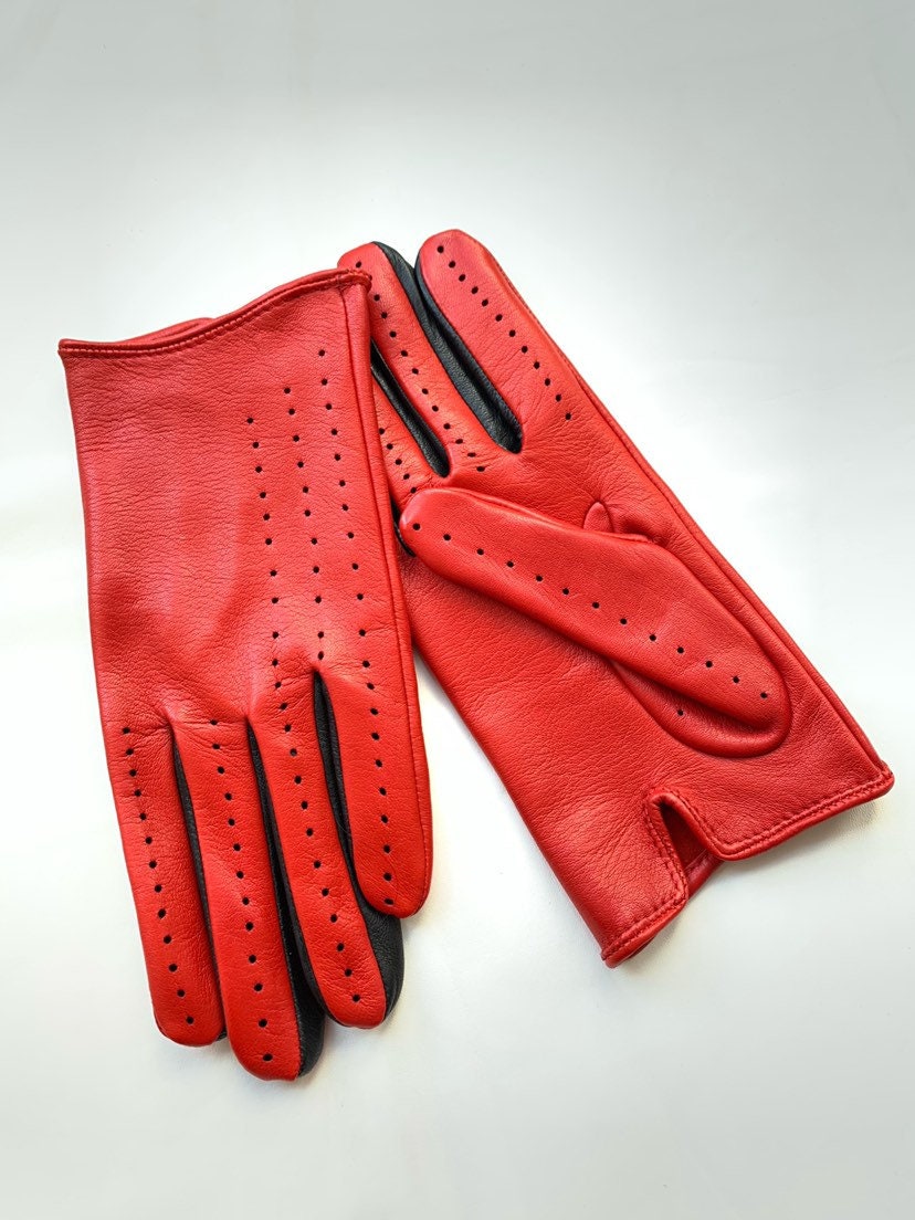 Ferrari rote Handschuhe / Lederhandschuhe für Damen / modische Handschuhe,  Frauentag / Geschenk für sie, Accessoires, Autohandschuhe, rote Handschuhe  - .de