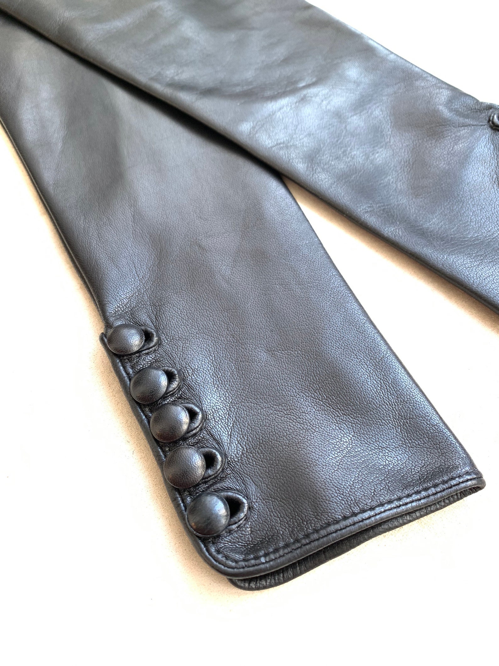 Long Leather Arm Warmers/ Super Soft Leather/ Opera Long Arm Etsy