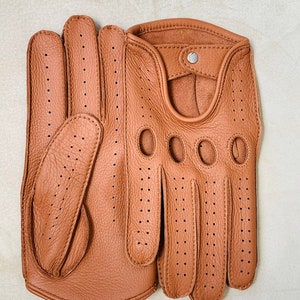 Deerskin leather gloves for men-driving gloves,leather gloves.riding-mens gloves-italian leather.handmade sewn,accessories.driving gloves