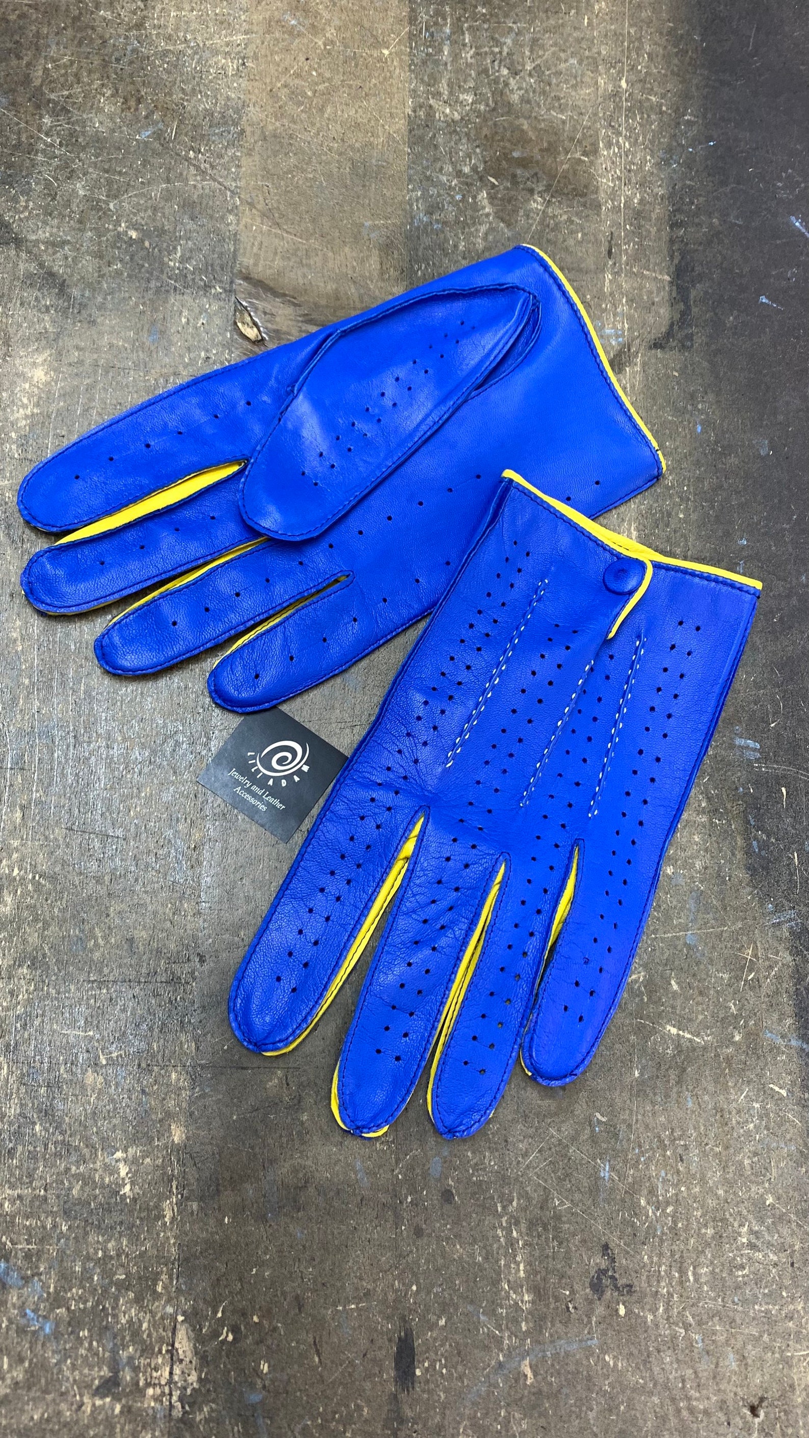 Leather Driving Gloves for Men/ Leather Gloves/ Etsy