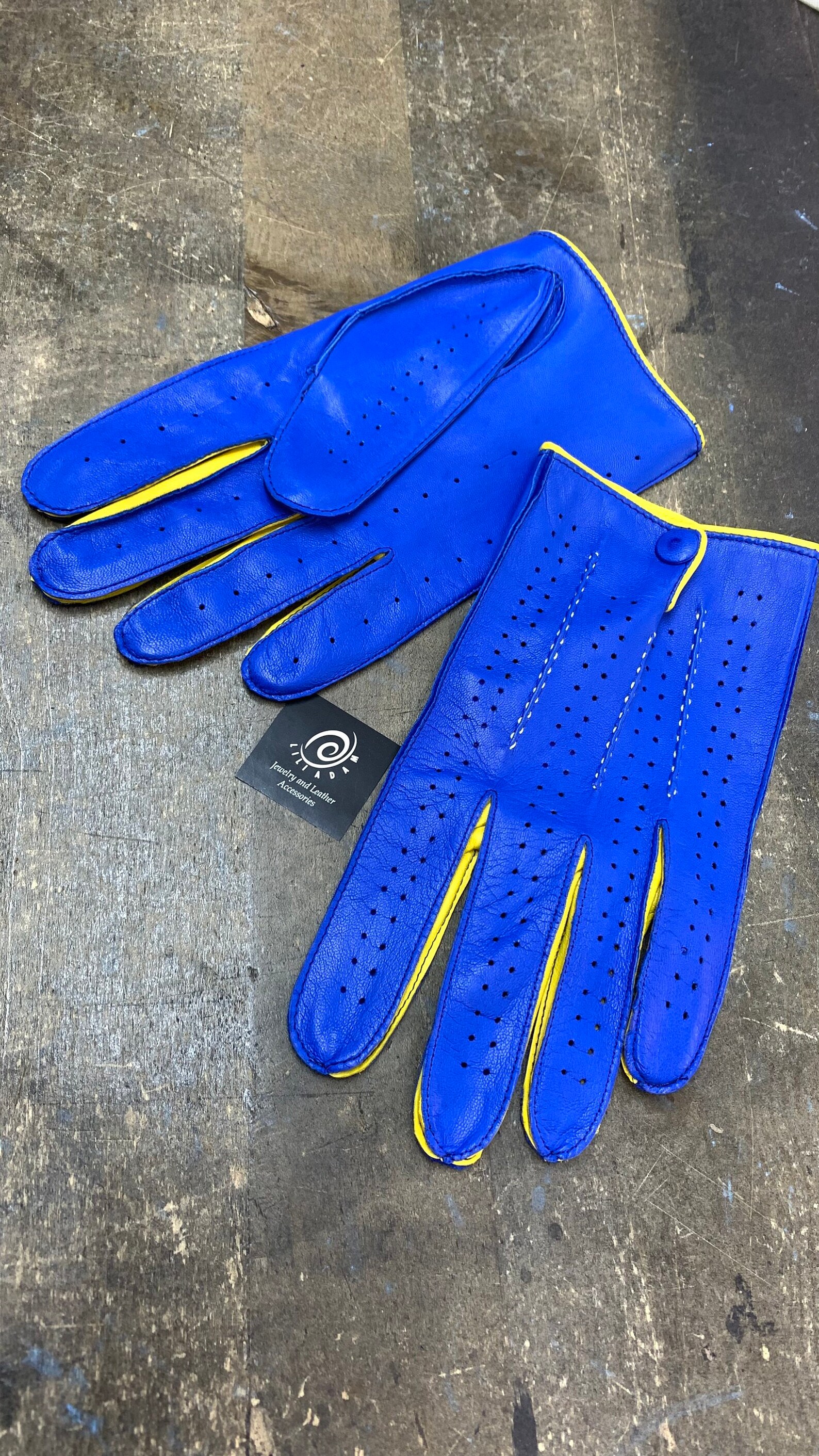 Leather Driving Gloves for Men/ Leather Gloves/ Etsy