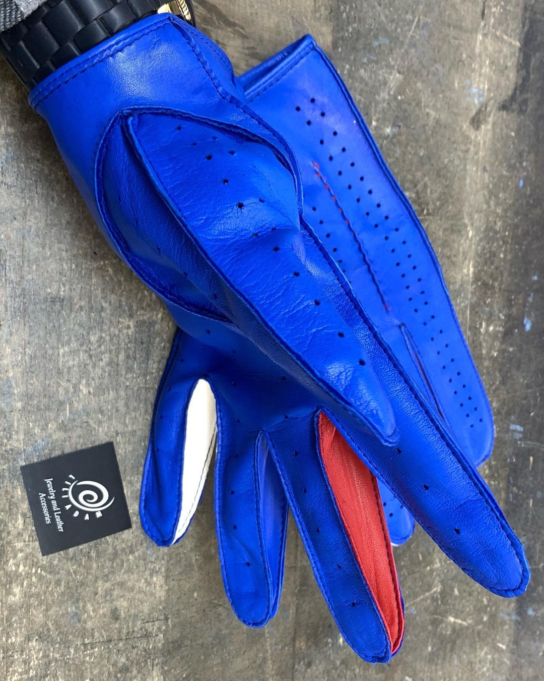 Leather Driving Gloves for Men/ Leather Gloves/ Drivegiftmens Gloves