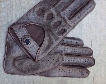 Deerskin, leather gloves for men-driving gloves, leather gloves gift-men's gloves-christmas gift-soft-deer-ski/ Xmas gift