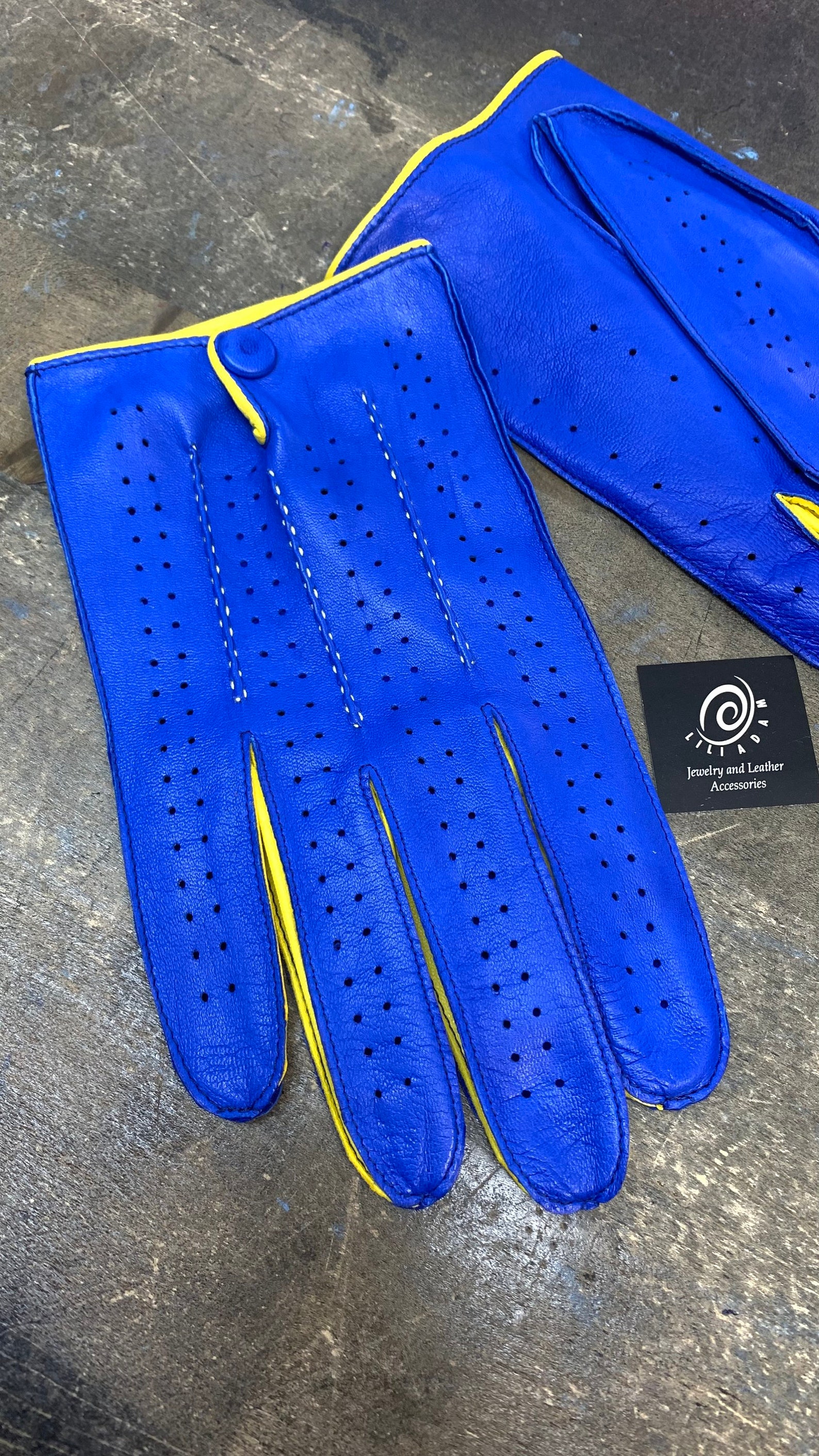 Leather Driving Gloves for Men/ Leather Gloves/ Etsy