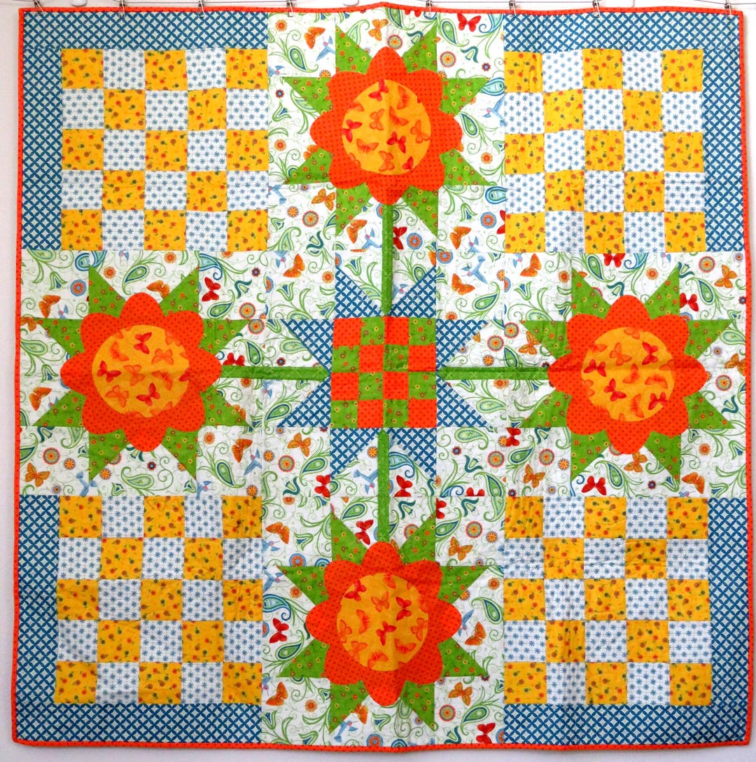 Bright Picnic Quilt - Etsy