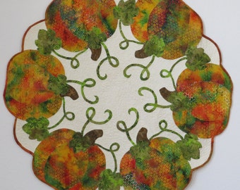Pumpkin table topper 1 for Fall