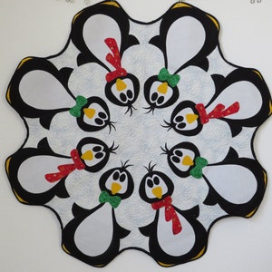 Décoration de table Pingouins 2 pour l&#39;hiver