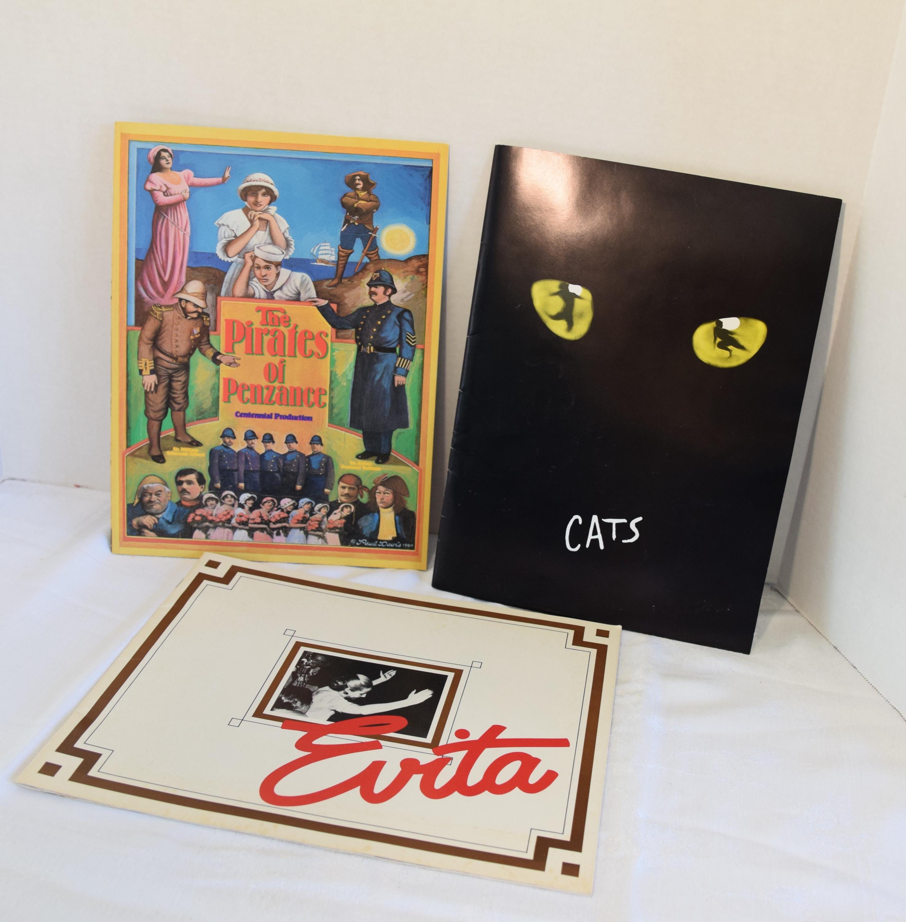 Vintage Cats Playbill - Etsy