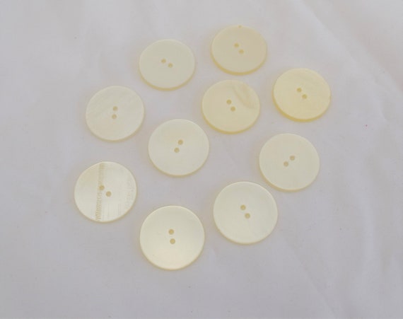 Lot De 9 Boutons Vintage épais Gris à 2 Tons - 1,8 Cm - Idéal Pour Customisation Et Couture Rétro