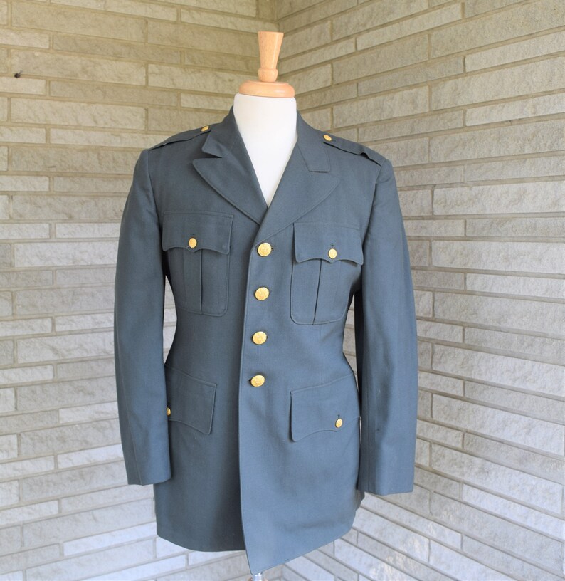 Vintage 1960s 1970s Vietnam Era Army green uniform jacket | Etsy