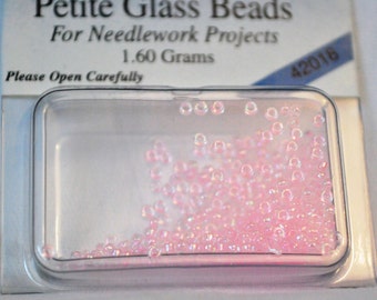 Crystal Pink 42018 Mill Hill Petite Glass Beads