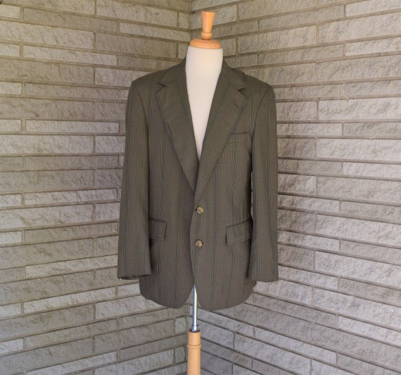 Vintage 1980s 1990s LL Bean sport coat jacket tra… - image 1