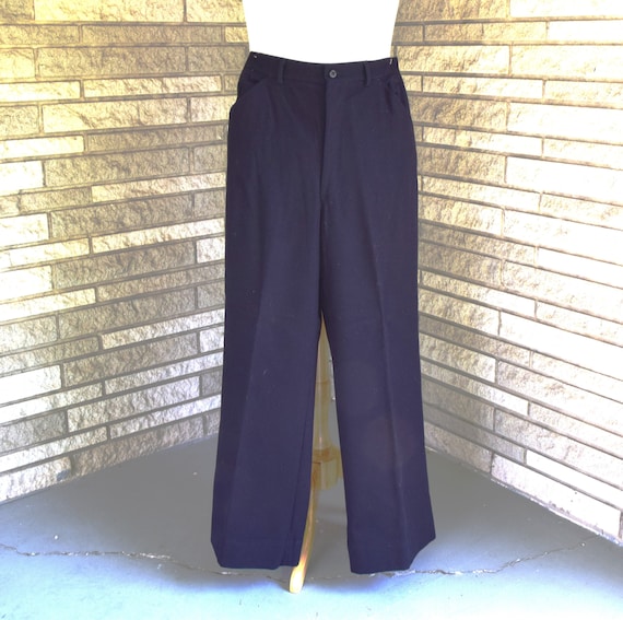 Vintage 1940s 1950s USN Navy Officer's Dark Blue Wool Front Vintage 1940s 1950s USN Navy Officer's Dark Blue Wool Front