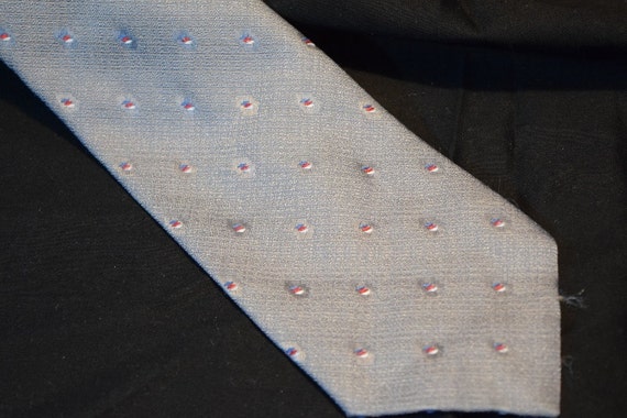 Vintage Envoy silver gray with red white and blue… - image 2