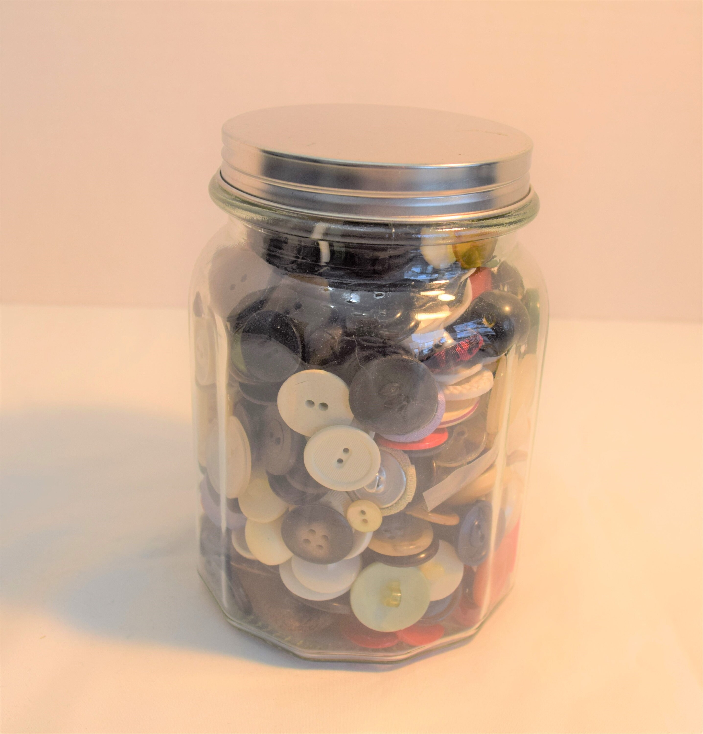 Decorative Jar of Vintage Buttons From Early 1900s to 1980s Etsy