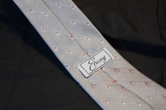 Vintage Envoy silver gray with red white and blue… - image 4