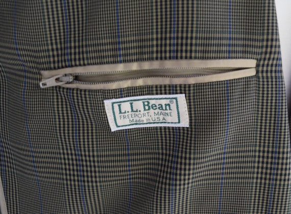 Vintage 1980s 1990s LL Bean sport coat jacket tra… - image 7