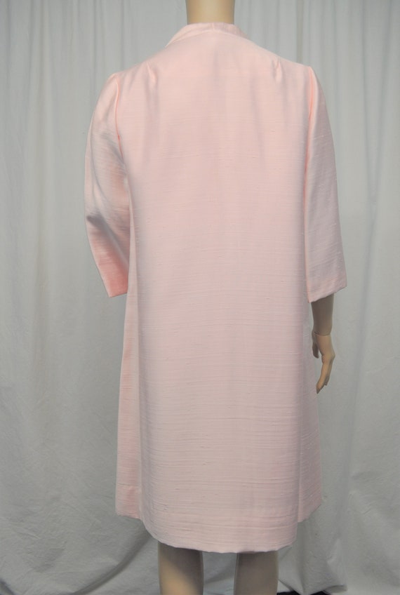 Vintage 1960s Alfred Weber pink silk dupioni shor… - image 5