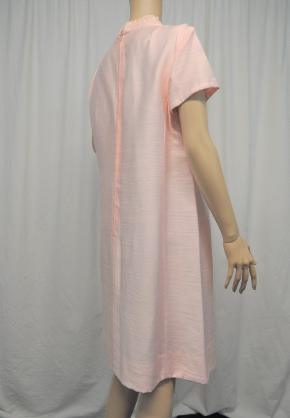 Vintage 1960s Alfred Weber pink silk dupioni shor… - image 3