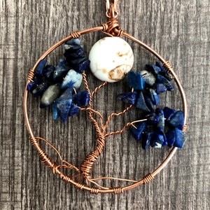 Singing the Blues Tree of Life 25&quot; necklace