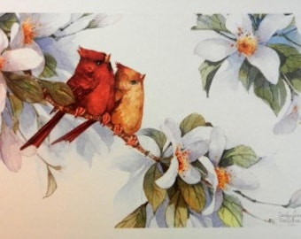 Flowering Season II 8 x 16 lithograph