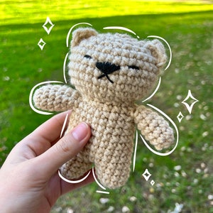 No Sew Crochet Teddy Bear PATTERN | Bear Amigurumi Pattern | Chill Cubby Crochet Plushie