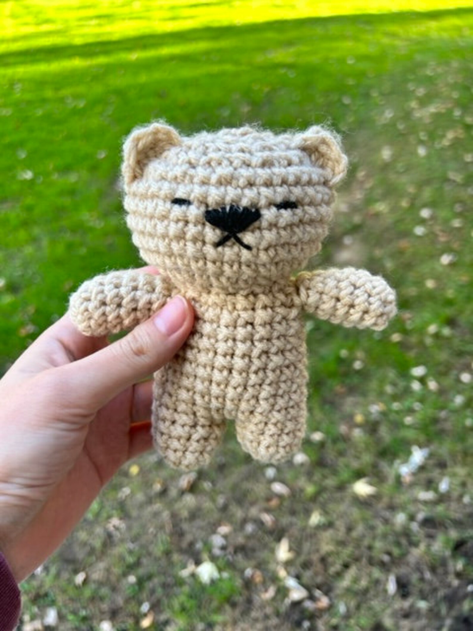No Sew Crochet Teddy Bear PATTERN | Bear Amigurumi Pattern | Chill ...