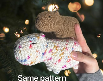 SCHEMA Capibara all'uncinetto senza cuciture / Schema Capibara Amigurumi / Peluche Chill Capy all'uncinetto