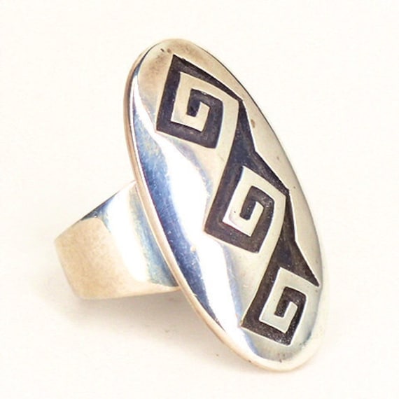 Best Vintage Native American Hopi Bernard Dawahoya Sterling Silver Huge Bracelet Old Best Vintage Native American Hopi Bernard Dawahoya Sterling Silver Huge Bracelet Old