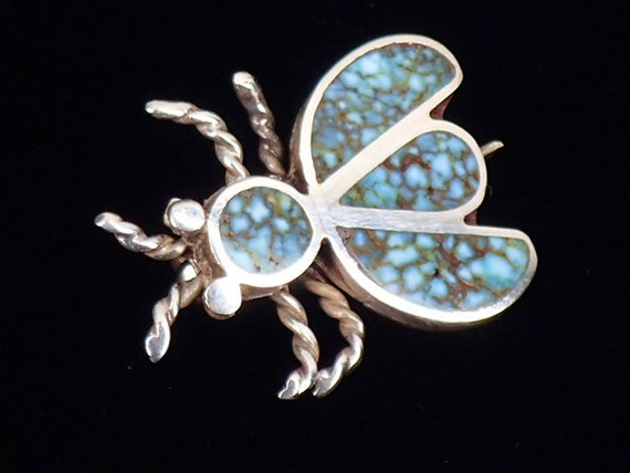 Huge Bug Vintage Native American Navajo Spiderweb Turquoise Sterling Silver Bracelet Old Huge Bug Vintage Native American Navajo Spiderweb Turquoise Sterling Silver Bracelet Old
