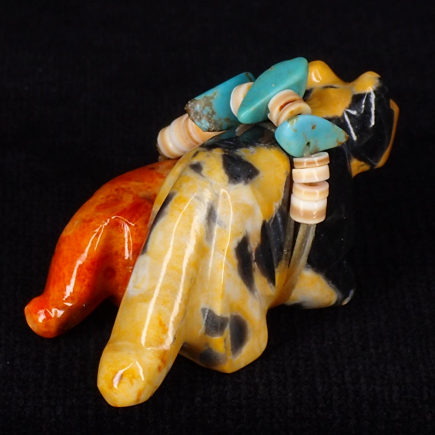 フェティッシュ マウンテンライオン ズニ族 天然素材 ネイティブ